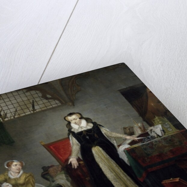 Mary Stuart at the Moment of Leaving for her Execution, 8th February 1587 by Philipe Jacques van Bree