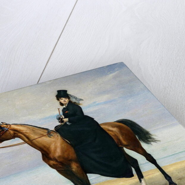 Equestrian Portrait of Mademoiselle Croizette, 1873 by Charles Emile Auguste Carolus-Duran