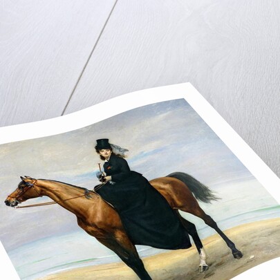 Equestrian Portrait of Mademoiselle Croizette, 1873 by Charles Emile Auguste Carolus-Duran