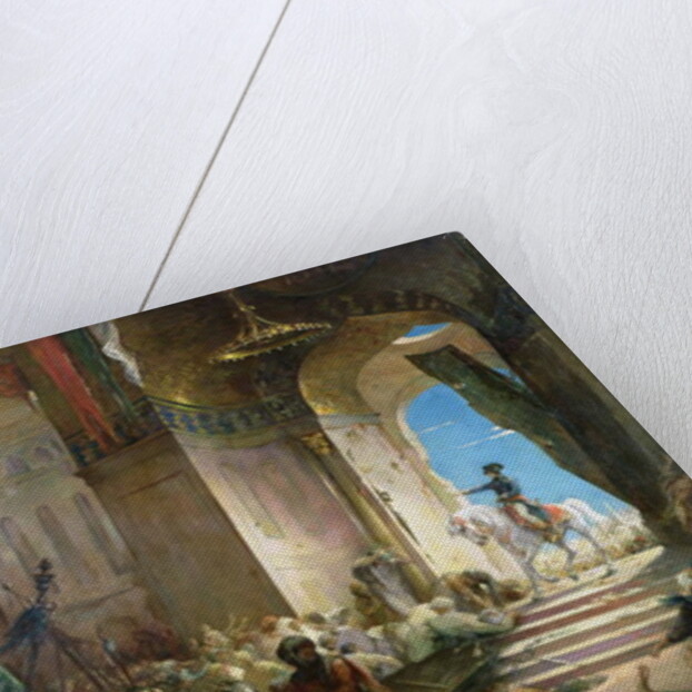 Napoleon Bonaparte in the Grand Mosque at Cairo, c.1890 by Henri Leopold Levy