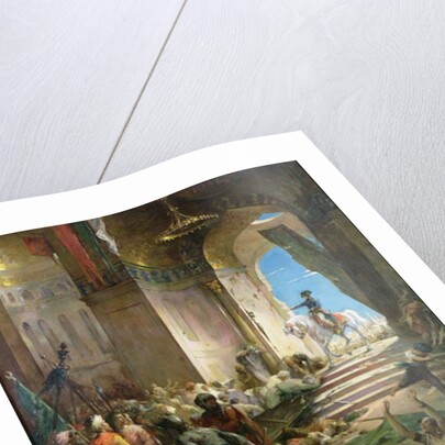 Napoleon Bonaparte in the Grand Mosque at Cairo, c.1890 by Henri Leopold Levy