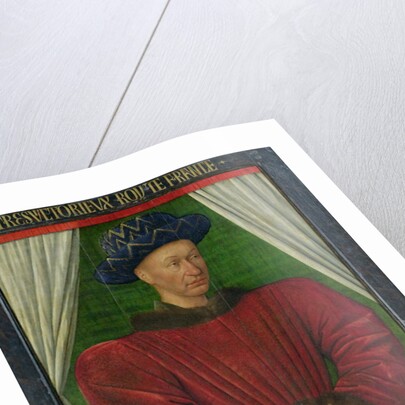 Portrait of Charles VII, c.1445-50 by Jean Fouquet