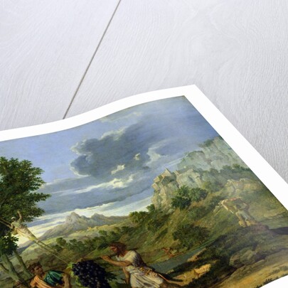 Autumn, or the Bunch of Grapes Taken from the Promised Land, 1660-64 by Nicolas Poussin