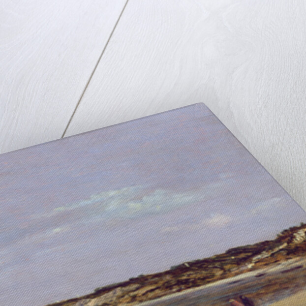 The Coast at La Heve, 1856 by Eugene Louis Boudin