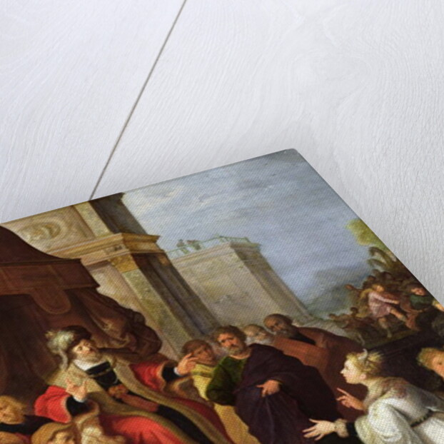 Solomon and the Queen of Sheba by Frans II the Younger Francken