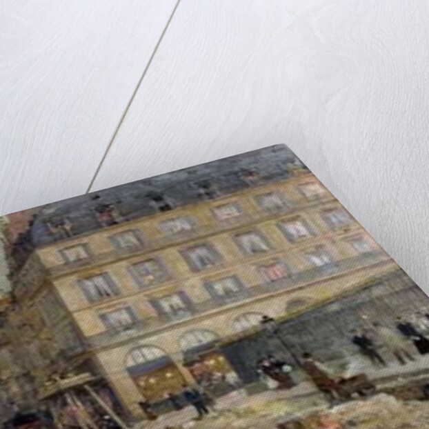 The Construction of the Metro, 1900 by Luigi Loir