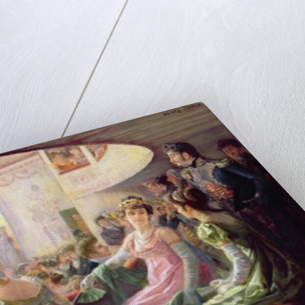 The Interval at the Theatre by Charles Henry Tenre