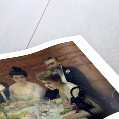 The Corner of the Table, 1904 by Paul Chabas