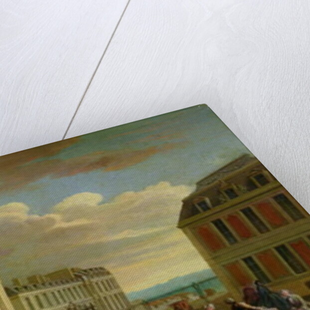 View of the Chapel of the Chateau de Versailles from the Courtyard by Jacques Rigaud