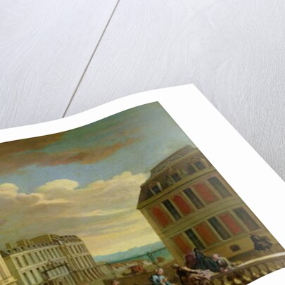 View of the Chapel of the Chateau de Versailles from the Courtyard by Jacques Rigaud