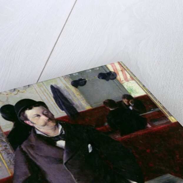 At the Cafe, Rouen, 1880 by Gustave Caillebotte