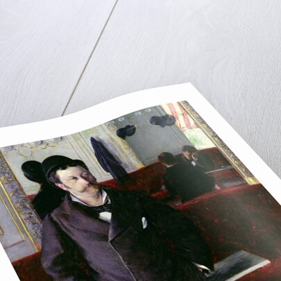 At the Cafe, Rouen, 1880 by Gustave Caillebotte