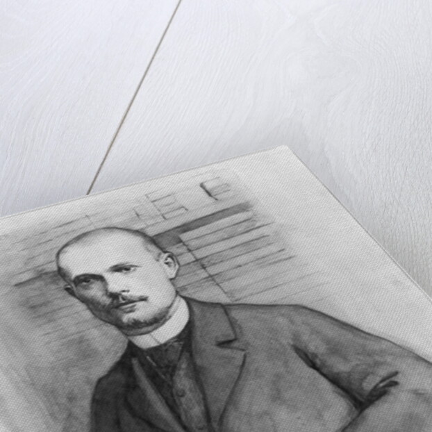 Portrait of Charles Peguy by Jean-Pierre Laurens