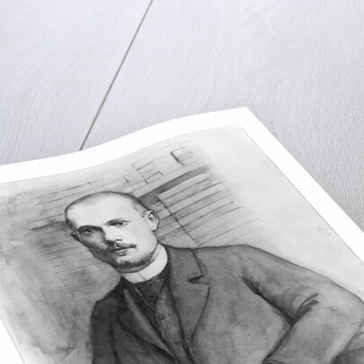 Portrait of Charles Peguy by Jean-Pierre Laurens