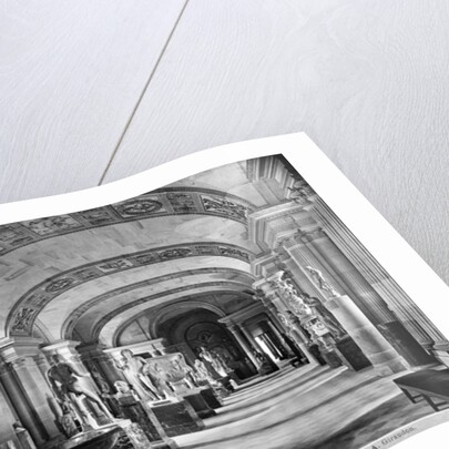 View of the Caryatids' room in the Louvre Museum, c.1900-04 by Adolphe Giraudon