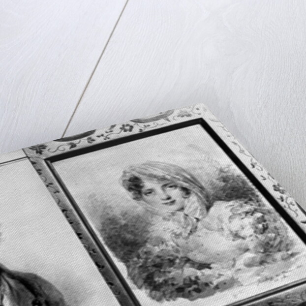 Self portrait and portrait of Princess Bagration, 1841 and 1812 by Jean-Baptiste Isabey