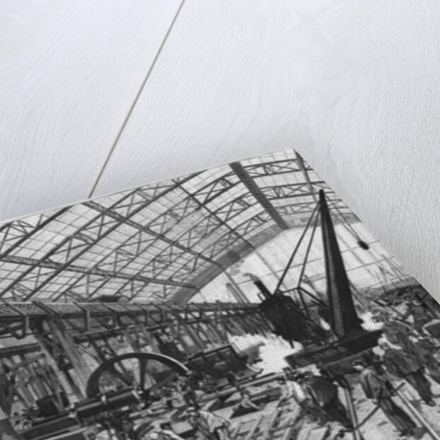 Building site of the Galerie des Machines at the Universal Exhibition of 1889, Paris, April 1889 by French School