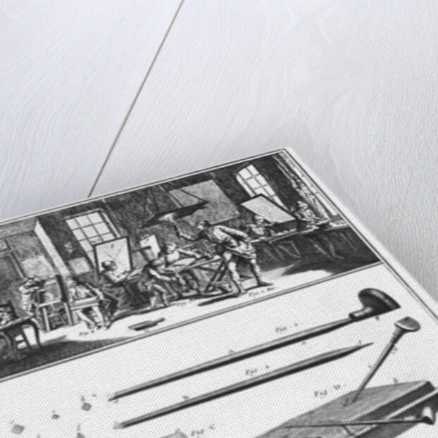 The engraving Workshop, Chapter on engraving by French School