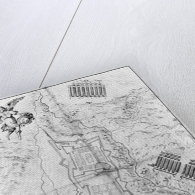 Plan and map of the town and citadel of Mont-Louis by French School