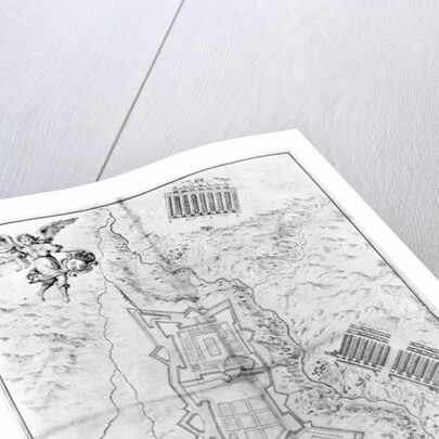 Plan and map of the town and citadel of Mont-Louis by French School