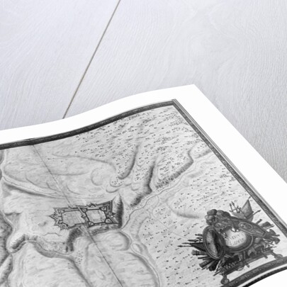 Plan and map of the town, citadel and surroundings of Mont-Louis, 1665 by Sebastien Le Prestre de Vauban