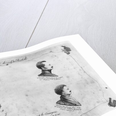 La Rochelle plot, portraits of the four sergeants, after 1822 by French School