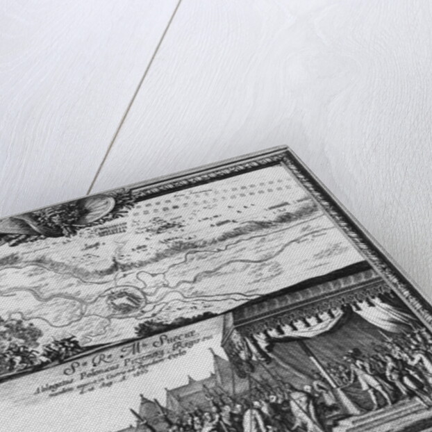Defeat of the Polish army at Kola, August 1655, King of Sweden receives the Ambassador of Poland for the capitulation by Jean Lepautre