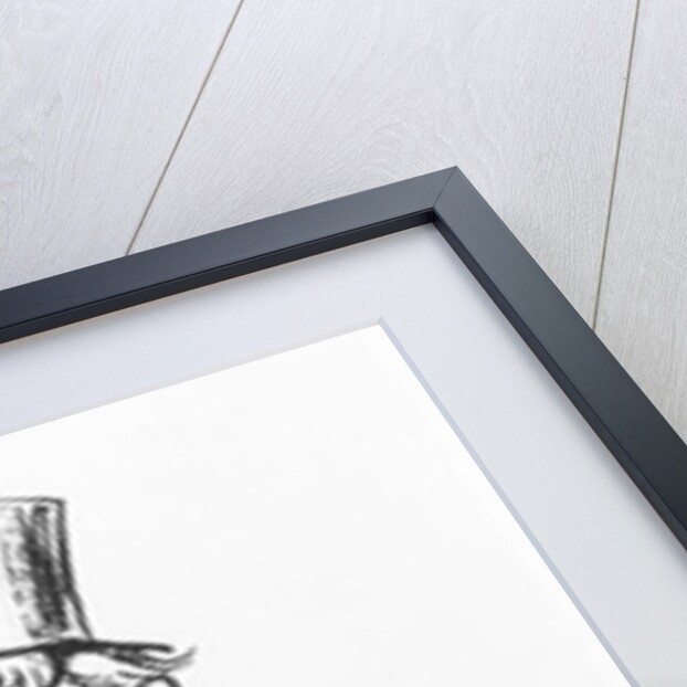 Caricature of Soren Aabye Kierkegaard by Wilhelm Marstrand