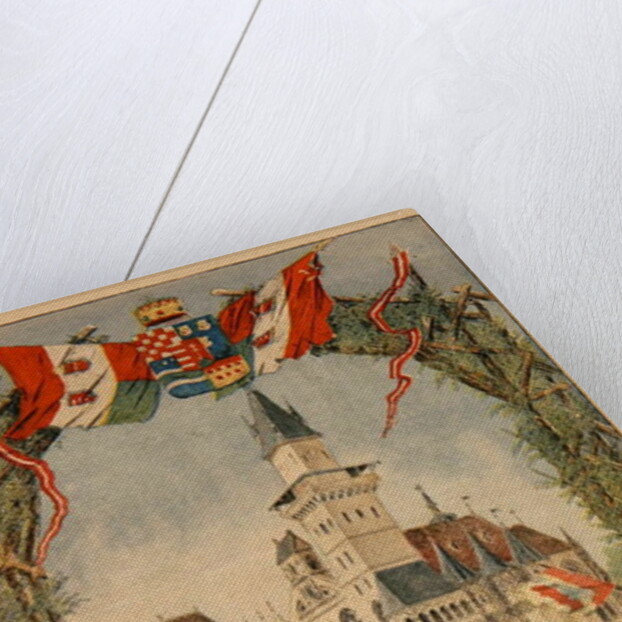 The Hungarian Pavilion at the Universal Exhibition of 1900, Paris by Fortune Louis Meaulle