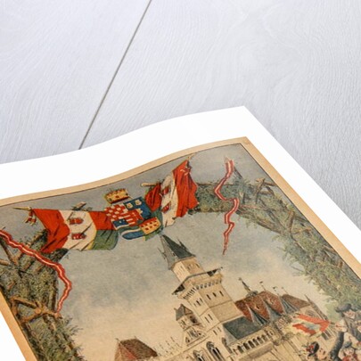 The Hungarian Pavilion at the Universal Exhibition of 1900, Paris by Fortune Louis Meaulle