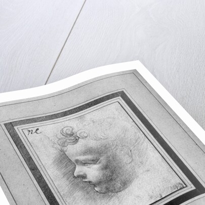 Head of a child by Leonardo da Vinci