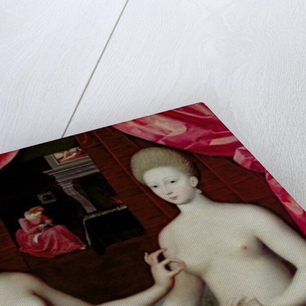 Gabrielle d'Estrées and her sister, the Duchess of Villars, 16th century by Fontainebleau School