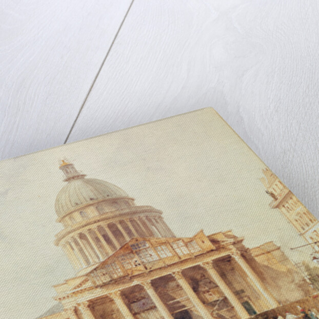 The Pantheon in 1835 by Francois Etienne Villeret