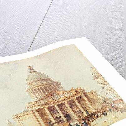 The Pantheon in 1835 by Francois Etienne Villeret
