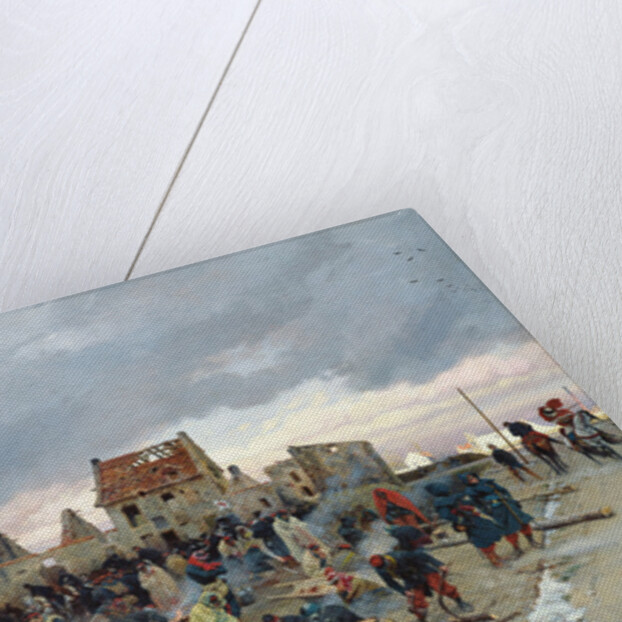 Bivouac at Le Bourget after the Battle of 21st December 1870, 1872 by Alphonse Marie de Neuville