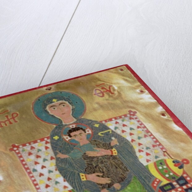 Virgin and Child Enthroned by Byzantine
