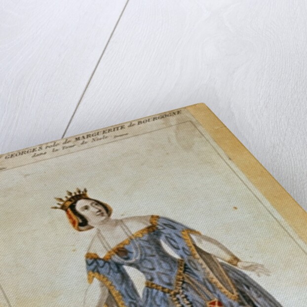 Mademoiselle George as Marguerite in Act II of 'La Tour de Nesles' by French School