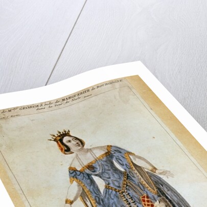 Mademoiselle George as Marguerite in Act II of 'La Tour de Nesles' by French School