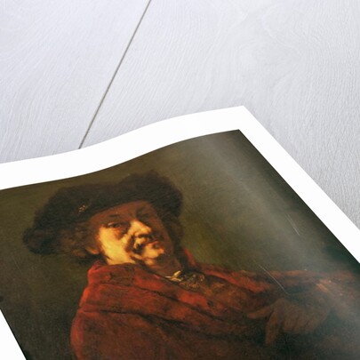 Copy of a Rembrandt Self Portrait, 1869 by Gustave Courbet