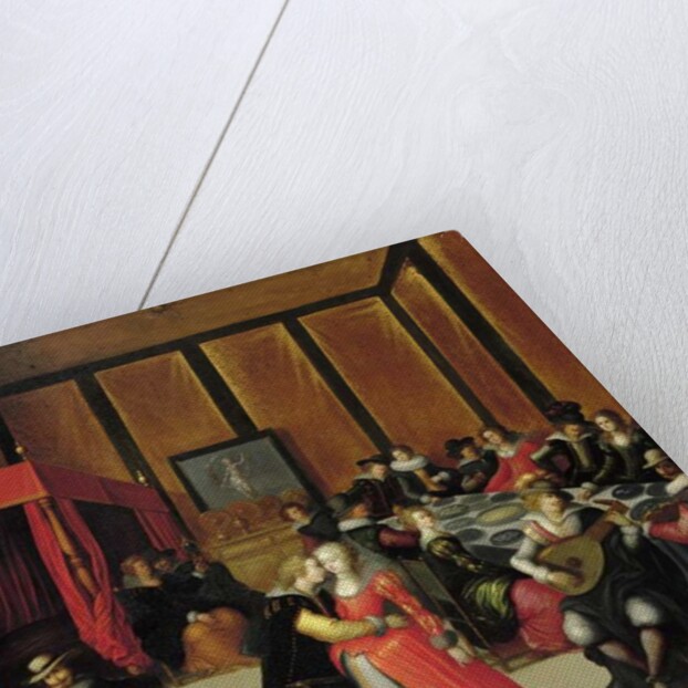 Scene Galante or The Five Senses by Louis de Caullery