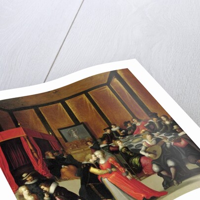 Scene Galante or The Five Senses by Louis de Caullery