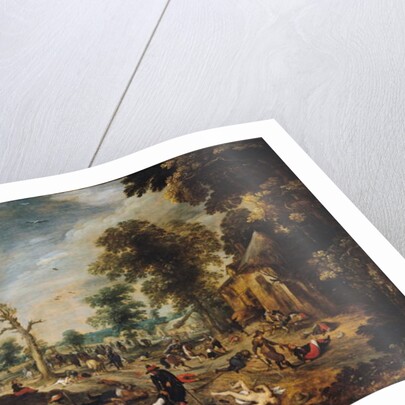 Pillage of a Village by Sebastian Vrancx