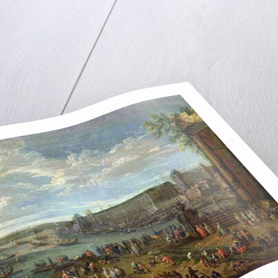 View of the Louvre and the Tour de Nesles from the Ile de la Cite, c.1673-74 by Pieter II Casteels