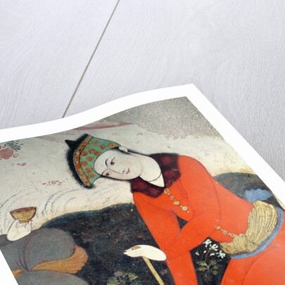Courtier at the Court of Shah Abbas I by School Persian