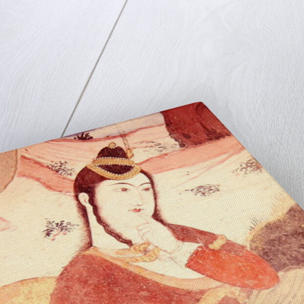 Woman from the Court of Shah Abbas I, 1585-1627 by School Persian