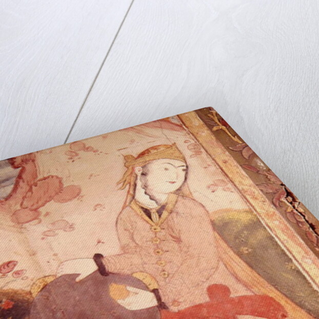 Musician from the Court of Shah Abbas, 1585-1627 by School Persian