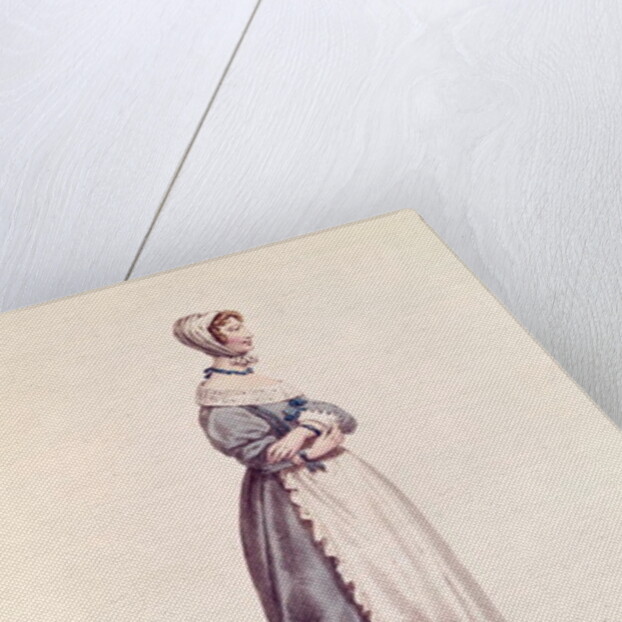 Madame Debrie in the role of Agnes in 'L'Ecole des Femmes' in 1680 by Hippolyte (after) Lecomte