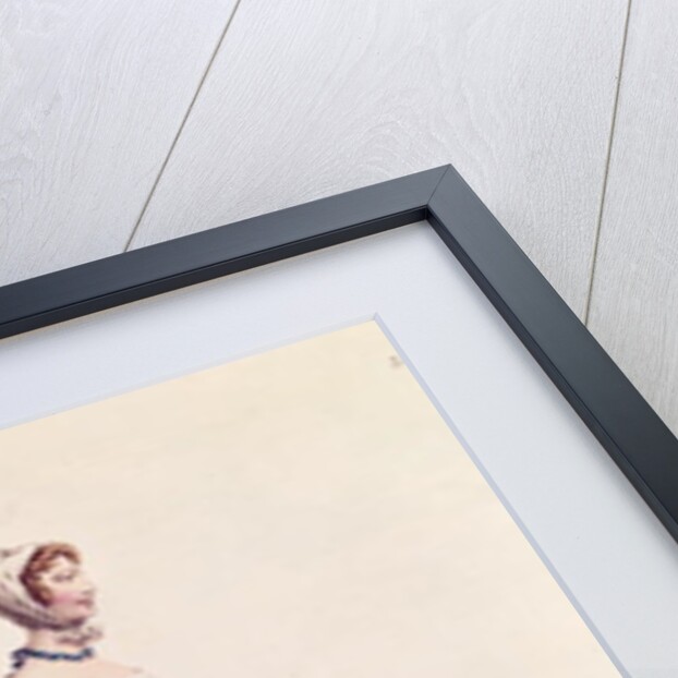 Madame Debrie in the role of Agnes in 'L'Ecole des Femmes' in 1680 by Hippolyte (after) Lecomte