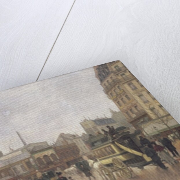 La Place Clichy, Paris, 1896 by Edmond Georges Grandjean