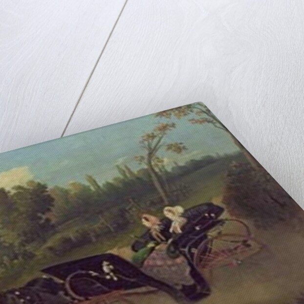 Empress Eugenie and Queen Victoria in the Park at Compiegne by Jonny Audy